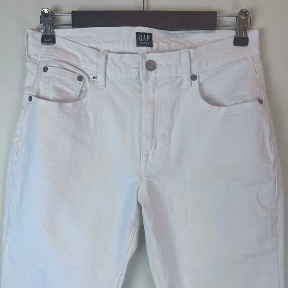 GAP DENIM the Girlfriend Mid Rise White Skinny Jean Women's Size 4/27 - Picture 3 of 6
